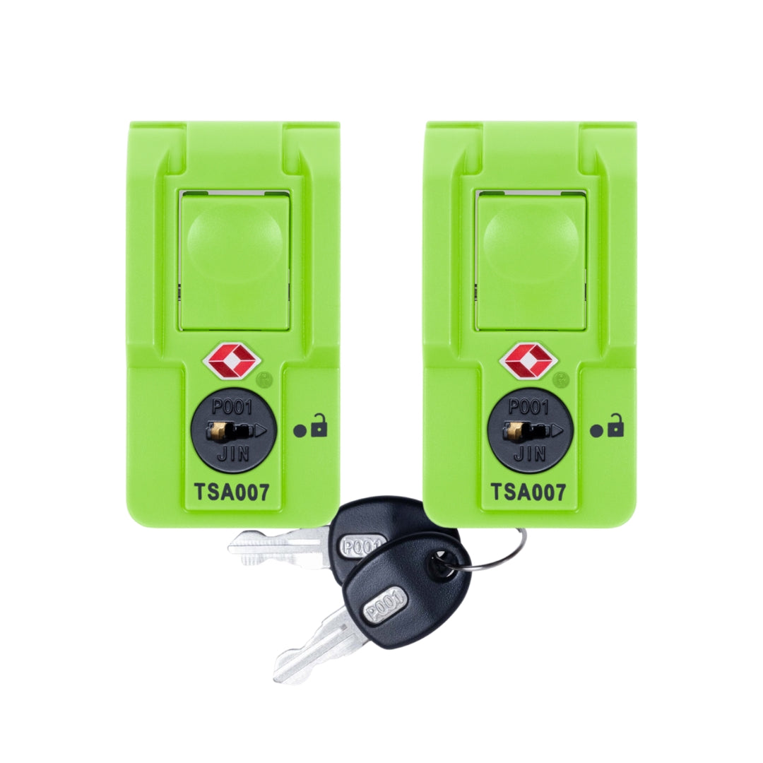 Pelican 1615 Air Replacement Handles & Latches Set - Lime Green TSA