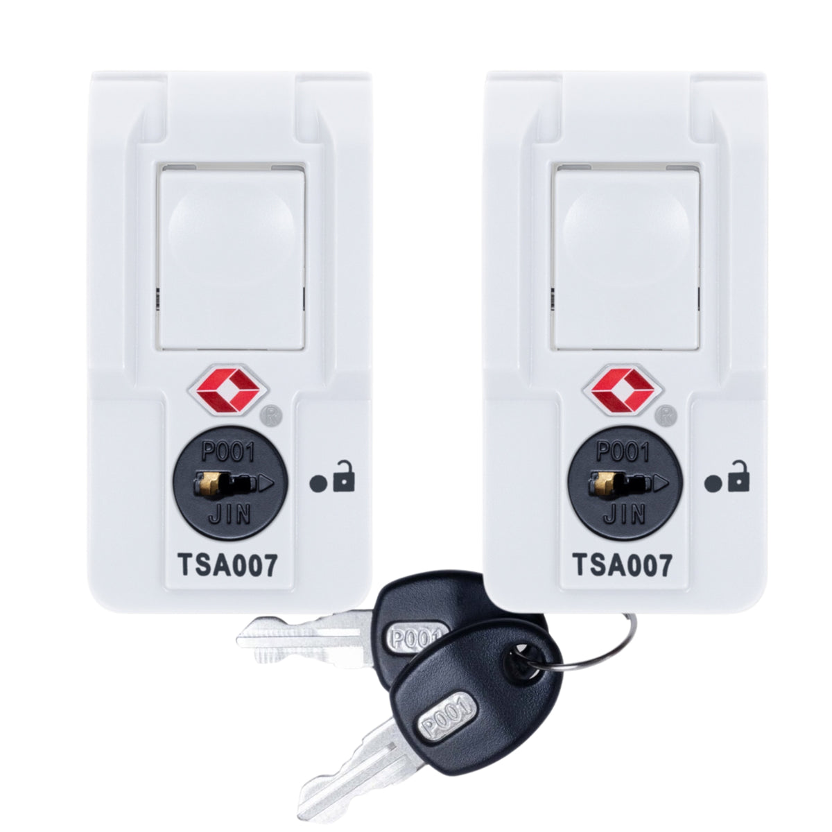 Pelican 1615 Air Replacement Handles &amp; Latches Set - White TSA -