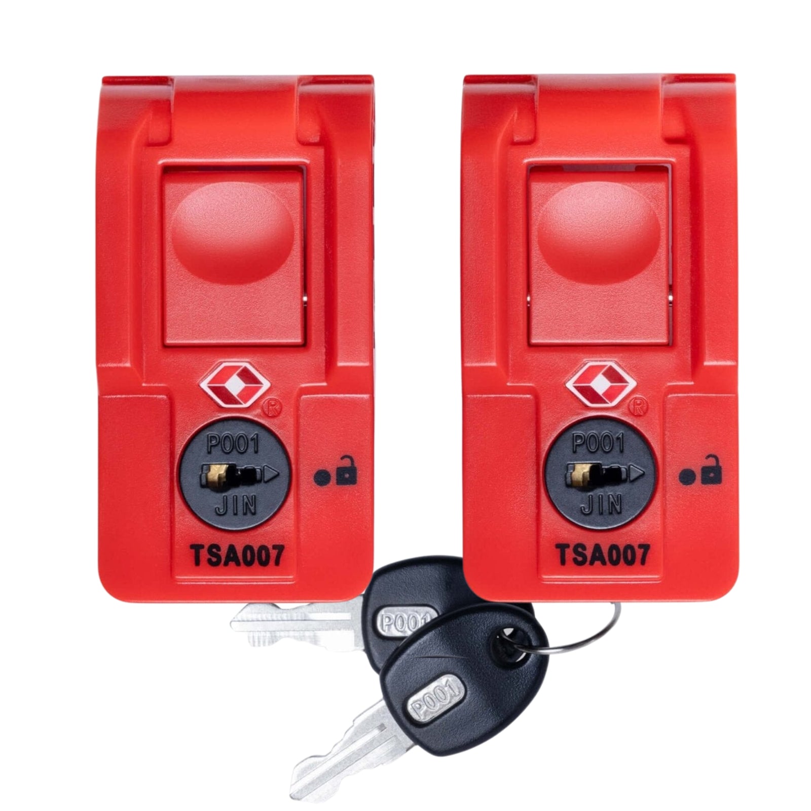 Pelican 1535 Air Replacement Handles & Latches Set - Red TSA