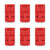 Pelican 0350 Replacement Latches, Red (Set of 6) ColorCase 