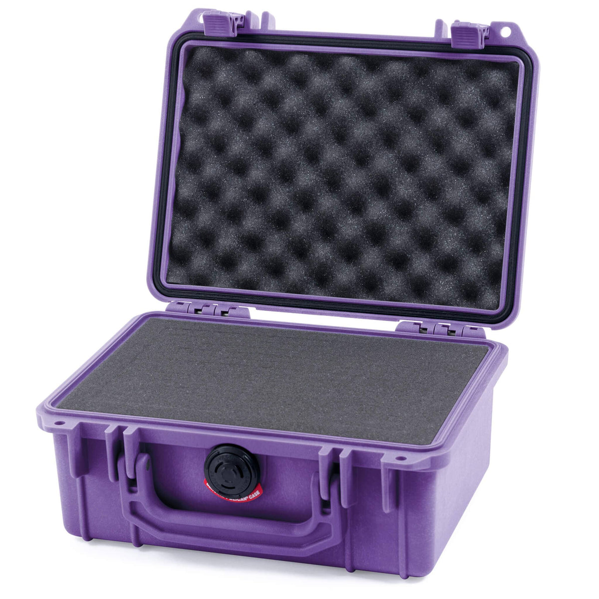 Pelican 1150 Case, Amethyst Pick &amp; Pluck Foam with Convolute Lid Foam ColorCase 011500-0001-450-450