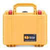 Pelican 1150 Case, Yellow with Red Latches ColorCase