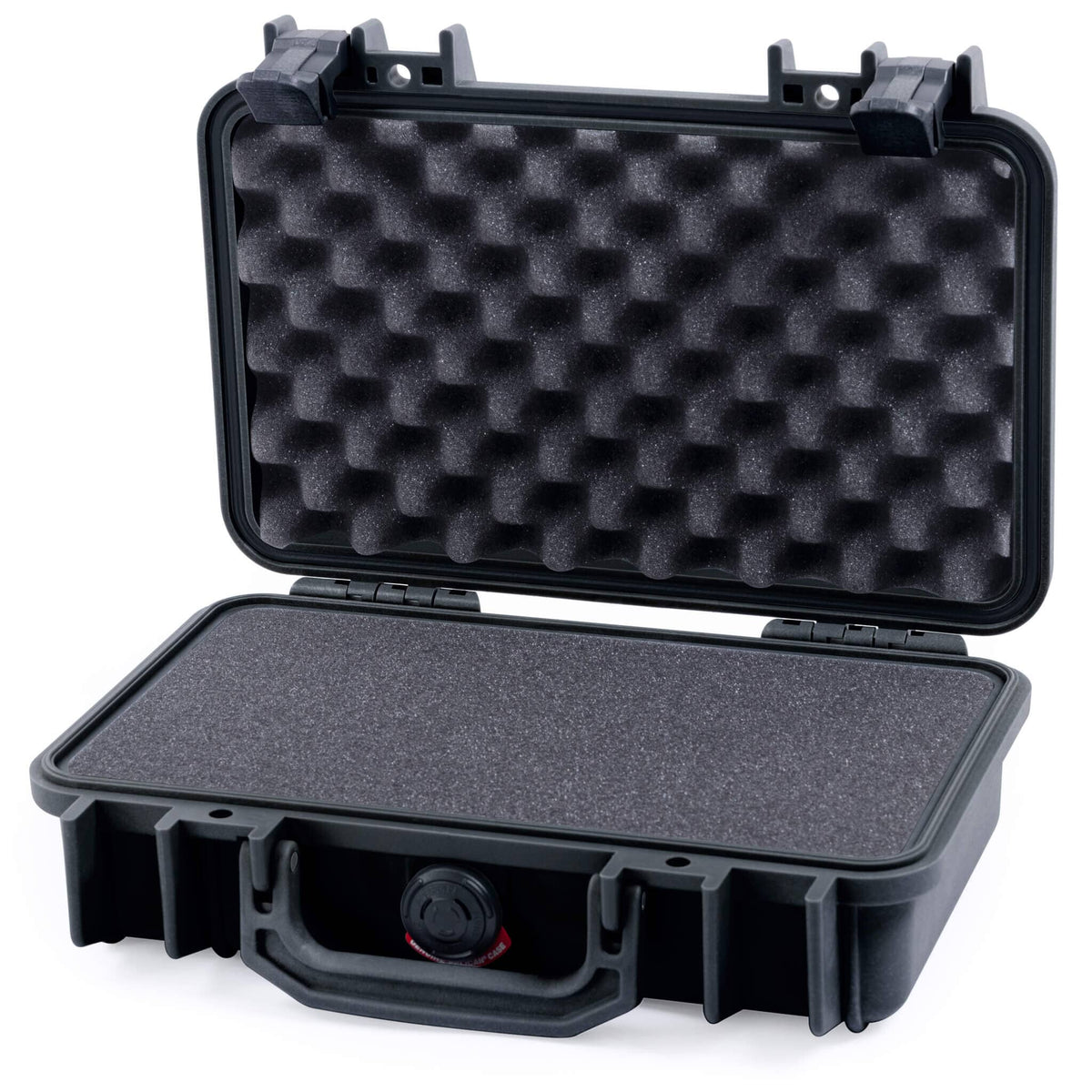 Pelican 1170 Case, Black Pick &amp; Pluck Foam with Convolute Lid Foam ColorCase 011700-0001-110-110