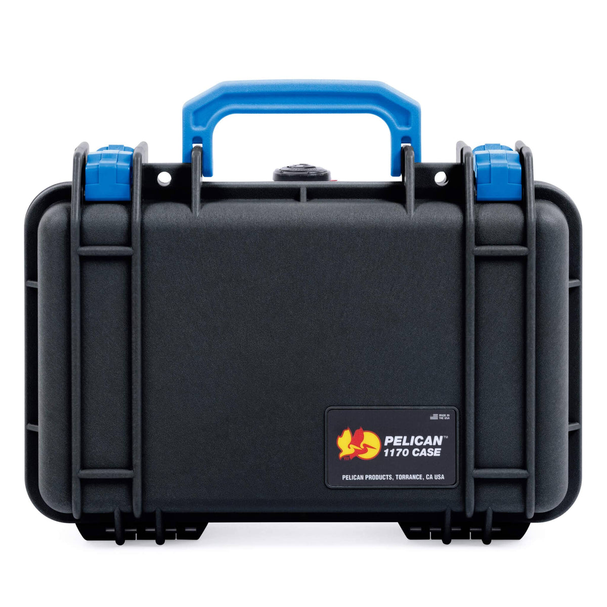 Pelican 1170 Case, Black with Blue Handle &amp; Latches ColorCase 