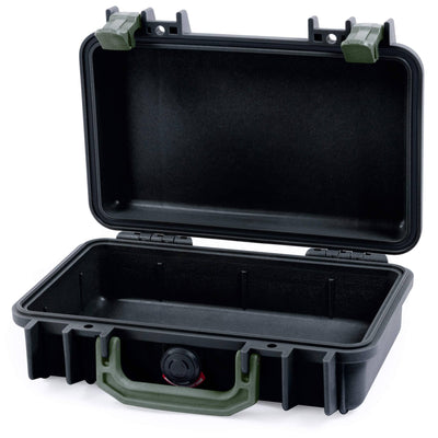 Pelican 1170 Case, Black with OD Green Handle & Latches None (Case Only) ColorCase 011700-0000-110-130