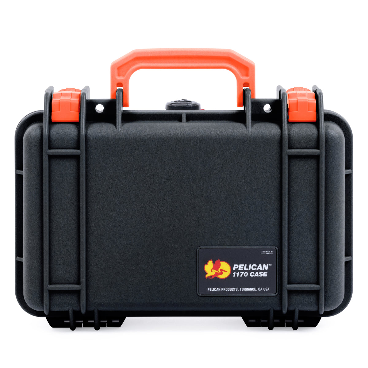 Pelican 1170 Case - Black &amp; Orange