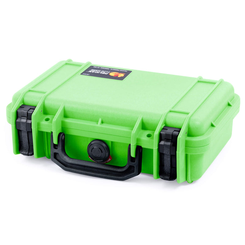 Pelican 1170 Case, Lime Green with Black Handle & Latches ColorCase 