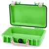 Pelican 1170 Case, Lime Green with Desert Tan Handle & Latches None (Case Only) ColorCase 011700-0000-300-310