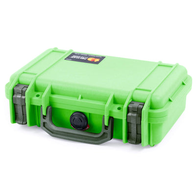 Pelican 1170 Case, Lime Green with OD Green Handle & Latches ColorCase