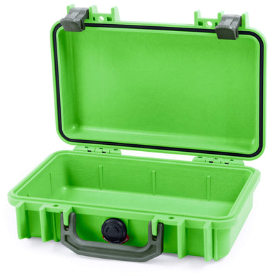 Pelican 1170 Case, Lime Green with OD Green Handle & Latches None (Case Only) ColorCase 011700-0000-300-130
