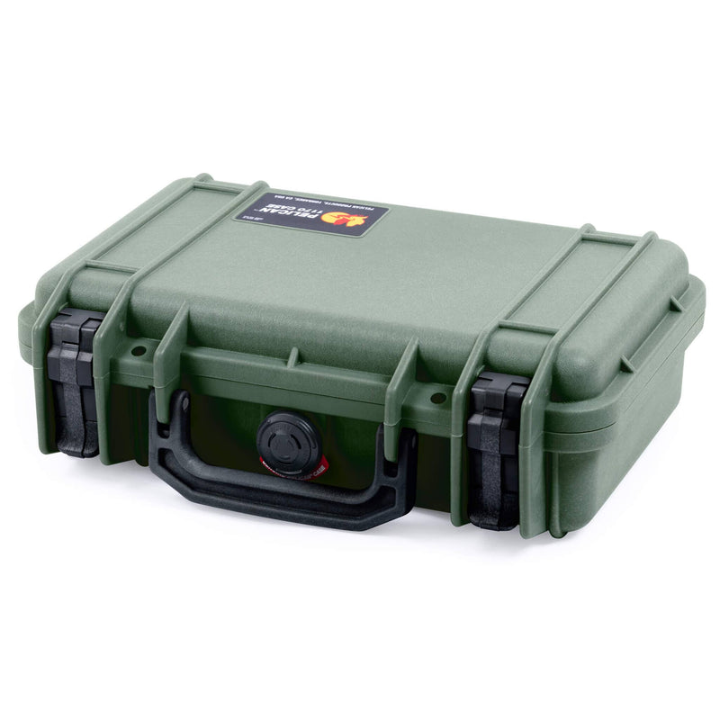 Pelican 1170 Case, OD Green with Black Handle & Latches ColorCase 