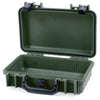 Pelican 1170 Case, OD Green with Black Handle & Latches None (Case Only) ColorCase 011700-0000-130-110