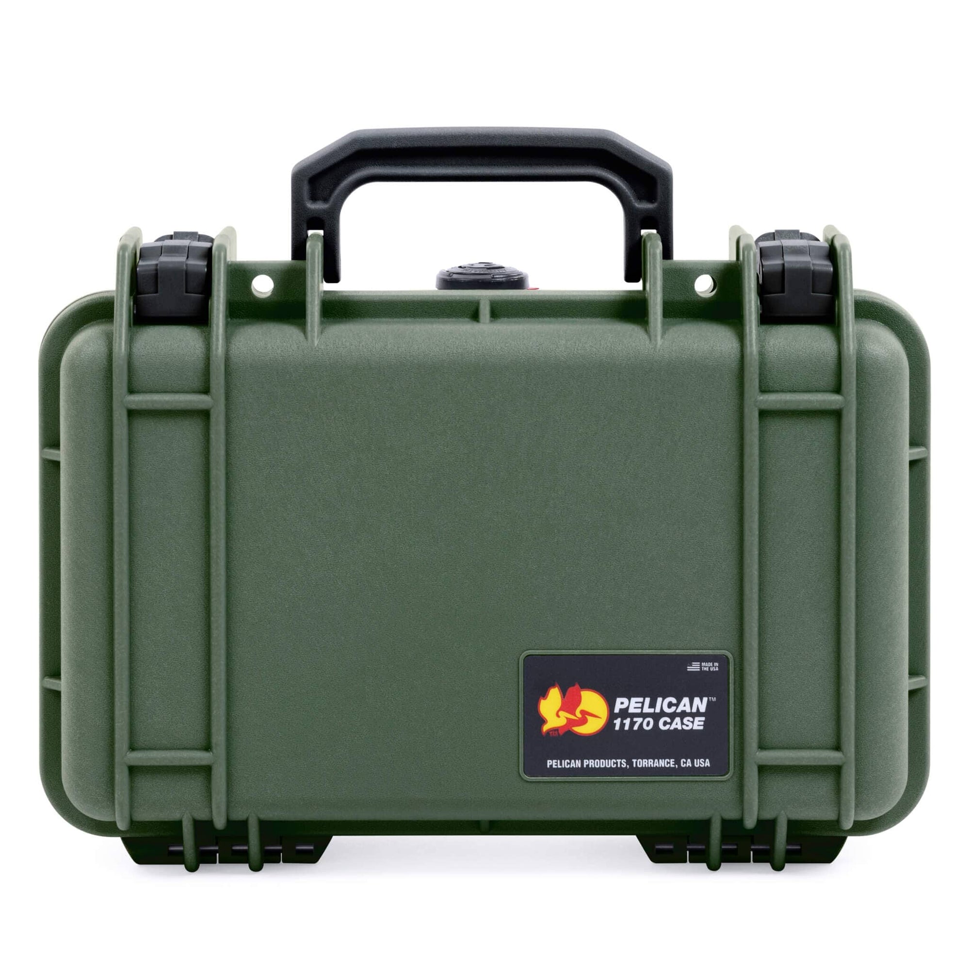 Pelican 1170 Case, OD Green with Black Handle & Latches ColorCase 