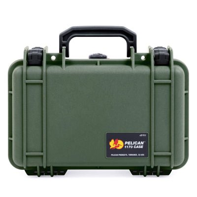 Pelican 1170 Case, OD Green with Black Handle & Latches ColorCase