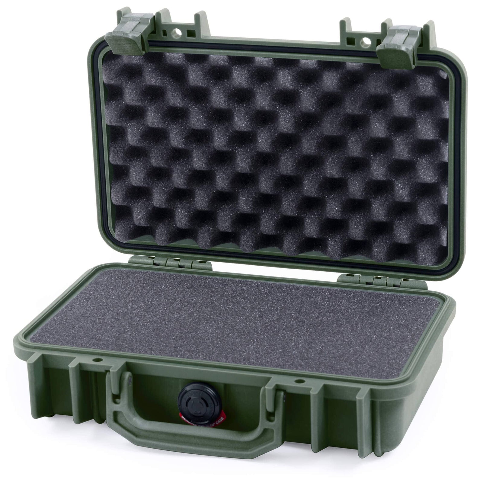 Pelican 1170 Case, OD Green Pick & Pluck Foam with Convolute Lid Foam ColorCase 011700-0001-130-130