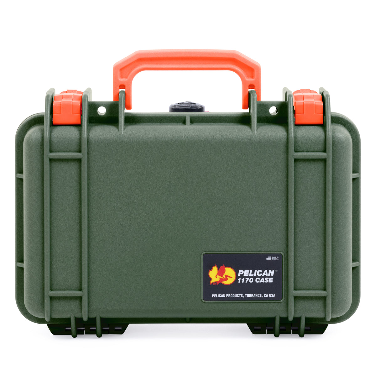 Pelican 1170 Case - OD Green &amp; Orange