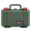 Pelican 1170 Case, OD Green with Red Latches ColorCase