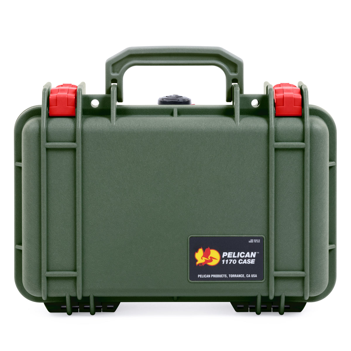 Pelican 1170 Case - OD Green &amp; Red