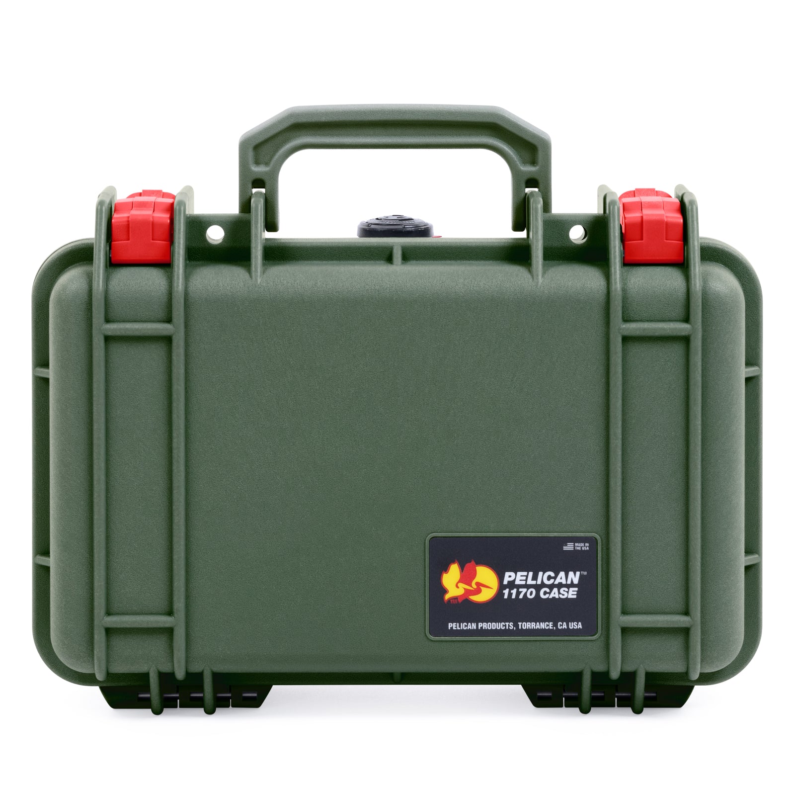 Pelican 1170 Case - OD Green & Red
