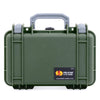 Pelican 1170 Case, OD Green with Silver Handle & Latches ColorCase