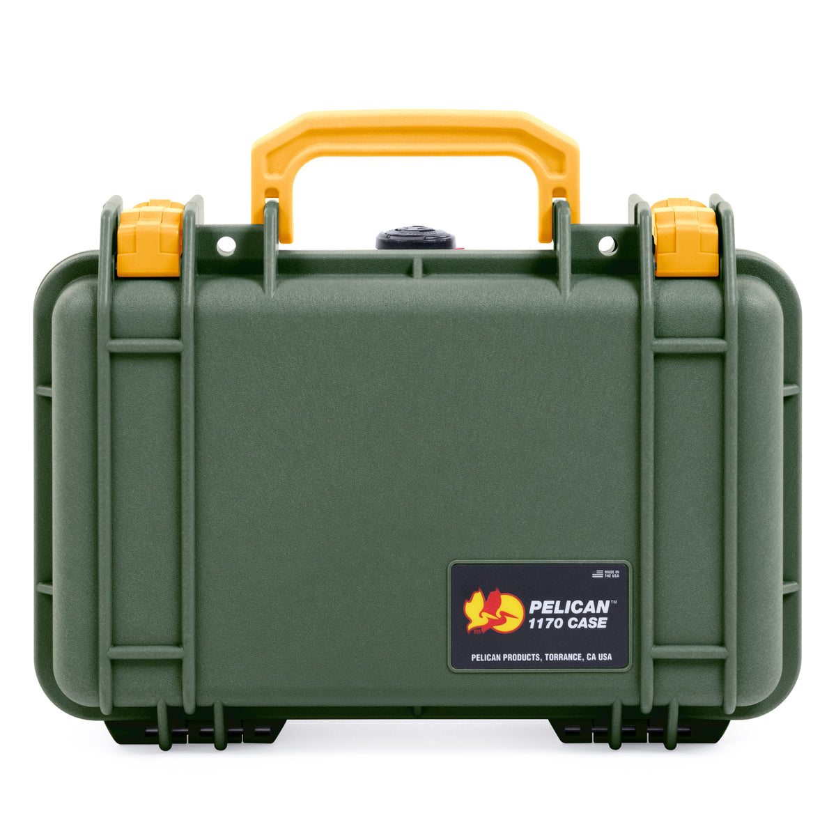 Pelican 1170 Case - OD Green &amp; Yellow