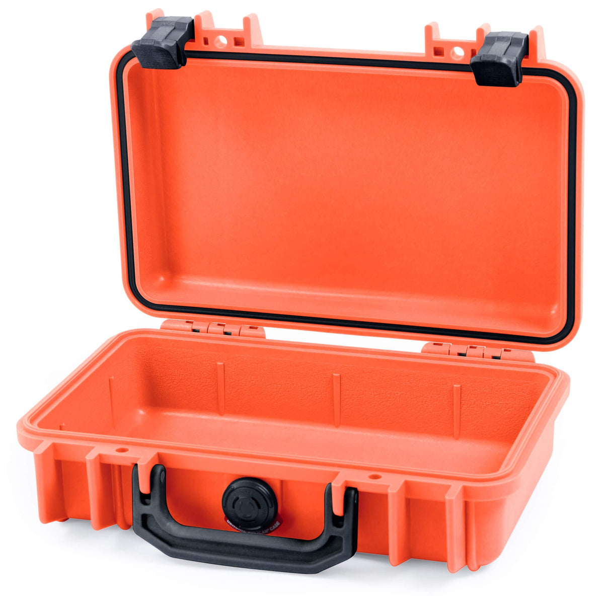 Pelican 1170 Case, Orange with Black Handle &amp; Latches None (Case Only) ColorCase 011700-0000-150-110