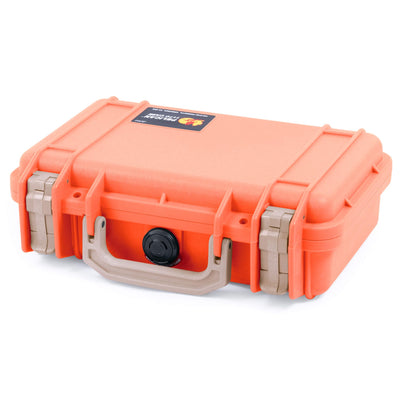 Pelican 1170 Case, Orange with Desert Tan Handle & Latches ColorCase