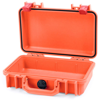 Pelican 1170 Case, Orange with Red Latches None (Case Only) ColorCase 011700-0000-150-320