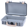 Pelican 1170 Case, Silver with Desert Tan Handle & Latches None (Case Only) ColorCase 011700-0000-180-310