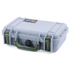 Pelican 1170 Case, Silver with OD Green Handle & Latches ColorCase