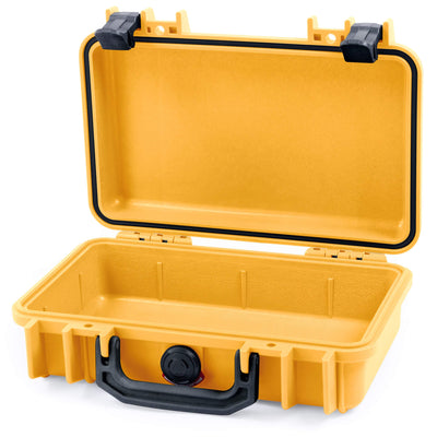 Pelican 1170 Case, Yellow with Black Handle & Latches None (Case Only) ColorCase 011700-0000-240-110