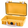 Pelican 1170 Case, Yellow with Desert Tan Handle & Latches None (Case Only) ColorCase 011700-0000-240-310