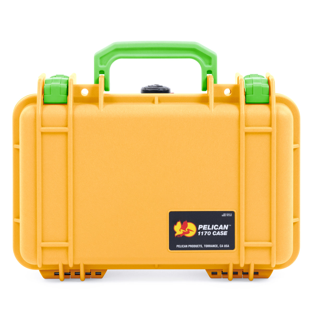 Pelican 1170 Case - Yellow &amp; Lime Green