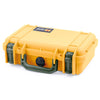 Pelican 1170 Case, Yellow with OD Green Handle & Latches ColorCase