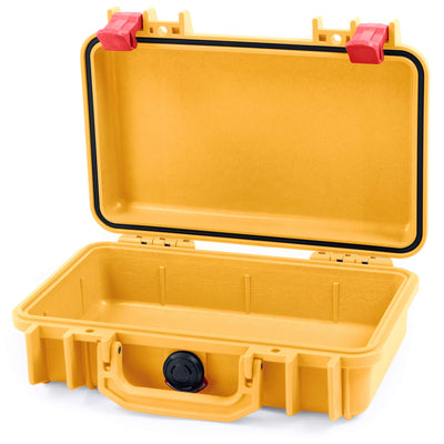Pelican 1170 Case, Yellow with Red Latches None (Case Only) ColorCase 011700-0000-240-320