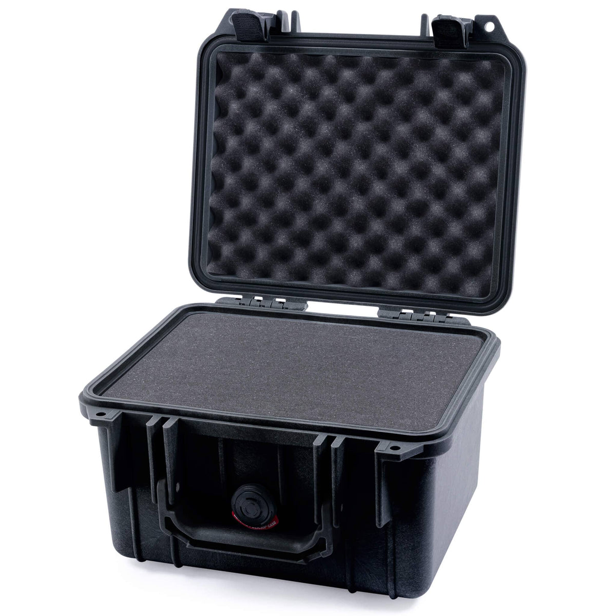Pelican 1300 Case, Black Pick &amp; Pluck Foam with Convolute Lid Foam ColorCase 013000-0001-110-110