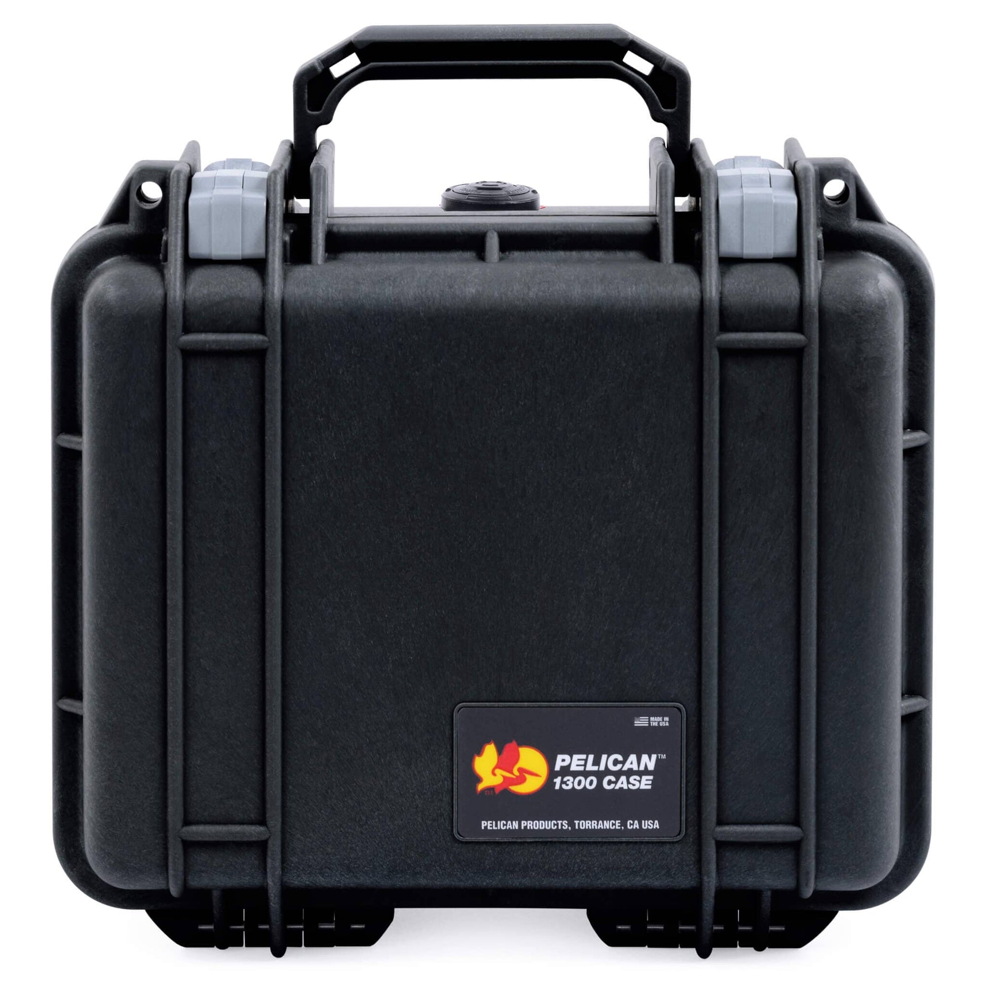 Pelican 1300 Case, Black with Silver Latches ColorCase 