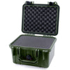 Pelican 1300 Case, OD Green with Black Latches Pick & Pluck Foam with Convolute Lid Foam ColorCase 013000-0001-130-110