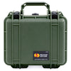 Pelican 1300 Case, OD Green with Black Latches ColorCase