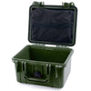 Pelican 1300 Case, OD Green Zipper Lid Pouch Only ColorCase 013000-0100-110-130