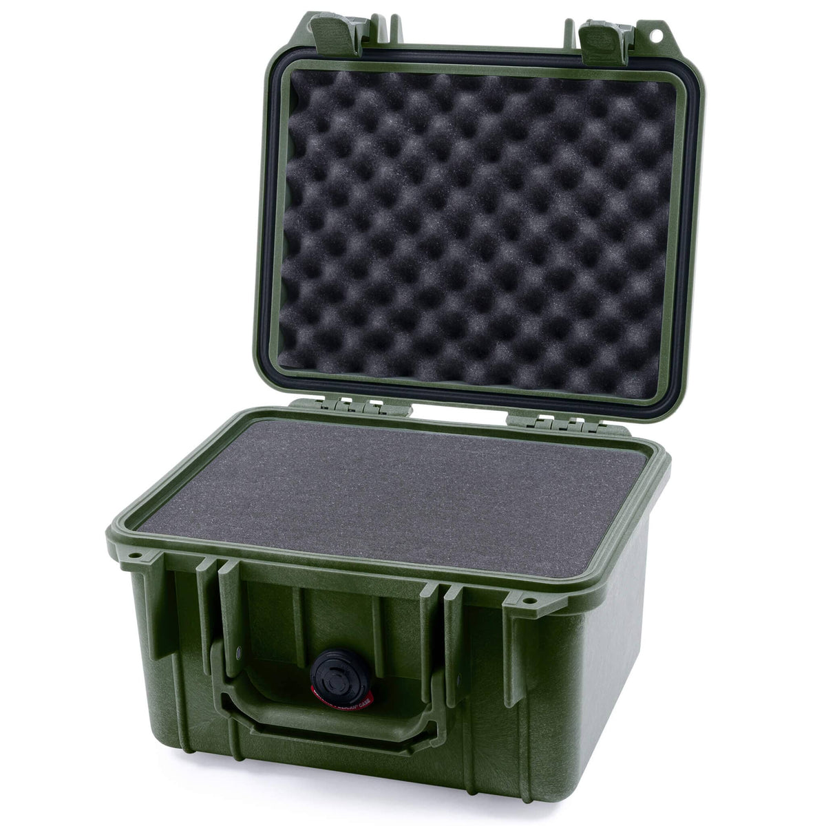 Pelican 1300 Case, OD Green Pick &amp; Pluck Foam with Convolute Lid Foam ColorCase 013000-0001-110-130