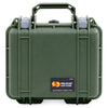 Pelican 1300 Case, OD Green with Silver Latches ColorCase