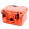 Pelican 1300 Case, Orange with Black Latches ColorCase