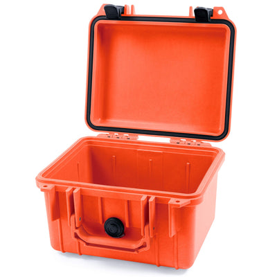 Pelican 1300 Case, Orange with Black Latches None (Case Only) ColorCase 013000-0000-150-110