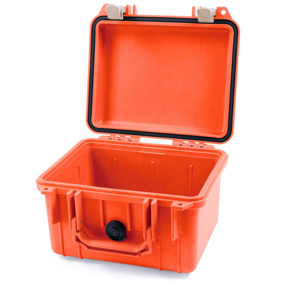 Pelican 1300 Case, Orange with Desert Tan Latches None (Case Only) ColorCase 013000-0000-150-310