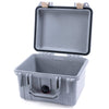 Pelican 1300 Case, Silver with Desert Tan Latches None (Case Only) ColorCase 013000-0000-180-310