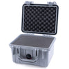 Pelican 1300 Case, Silver Pick & Pluck Foam with Convolute Lid Foam ColorCase 013000-0001-180-180
