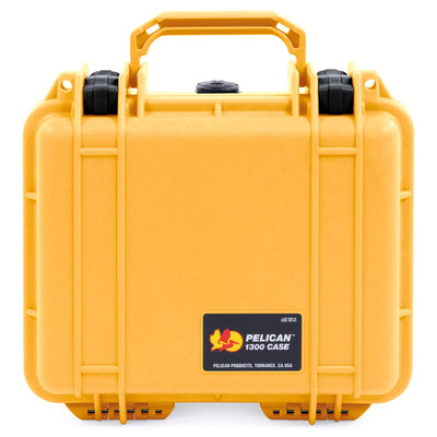 Pelican 1300 Case, Yellow with Black Latches ColorCase