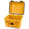 Pelican 1300 Case, Yellow with OD Green Latches None (Case Only) ColorCase 013000-0000-240-130