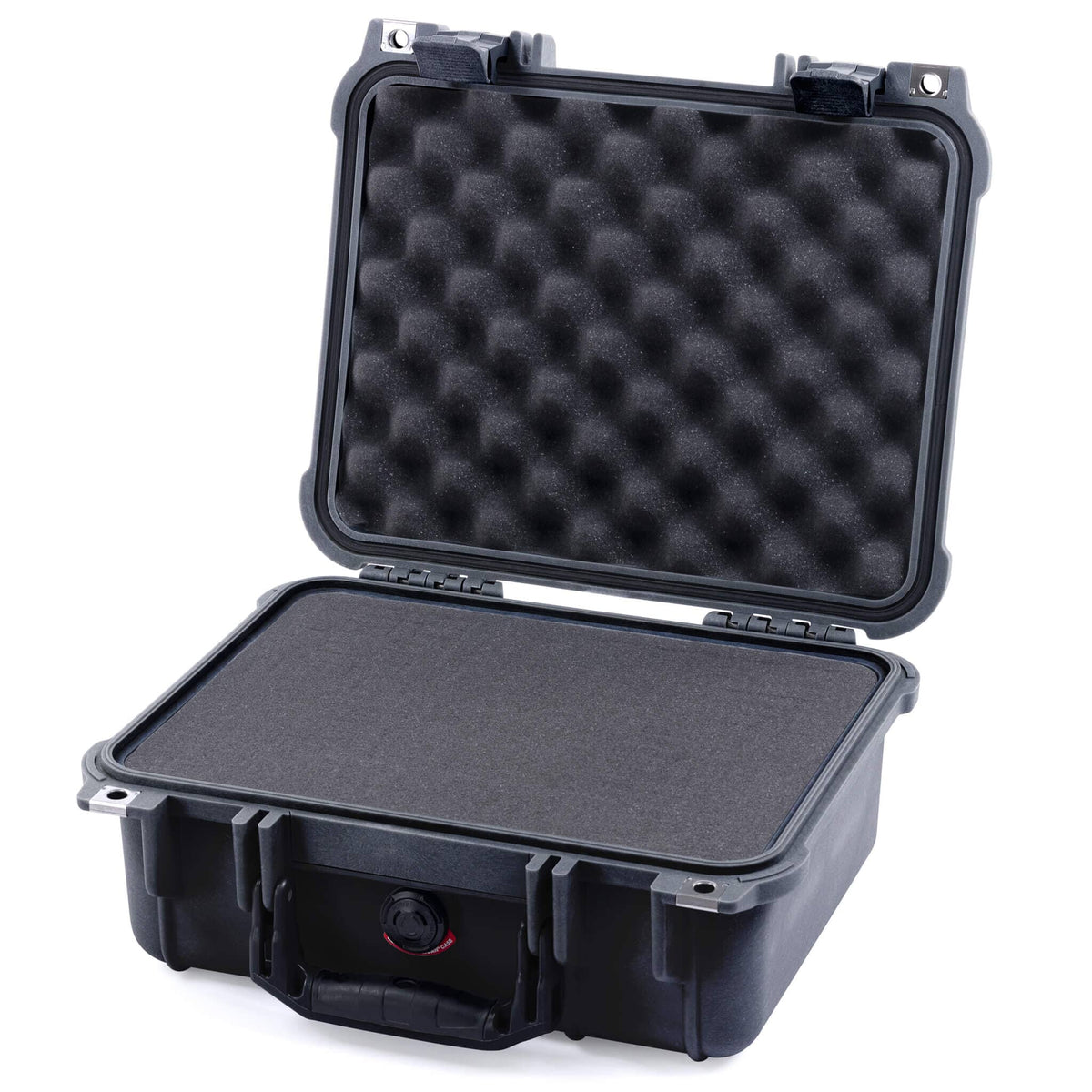 Pelican 1400 Case, Black Pick &amp; Pluck Foam with Convolute Lid Foam ColorCase 014000-0001-110-110